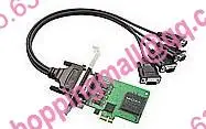 Hard cp-104ul v2 4 rs232 upci multiport serial card db25 needle