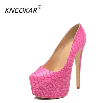 

2017 super fashionable nightclub wind inferior smooth new high heels shoes for women's is waterproof