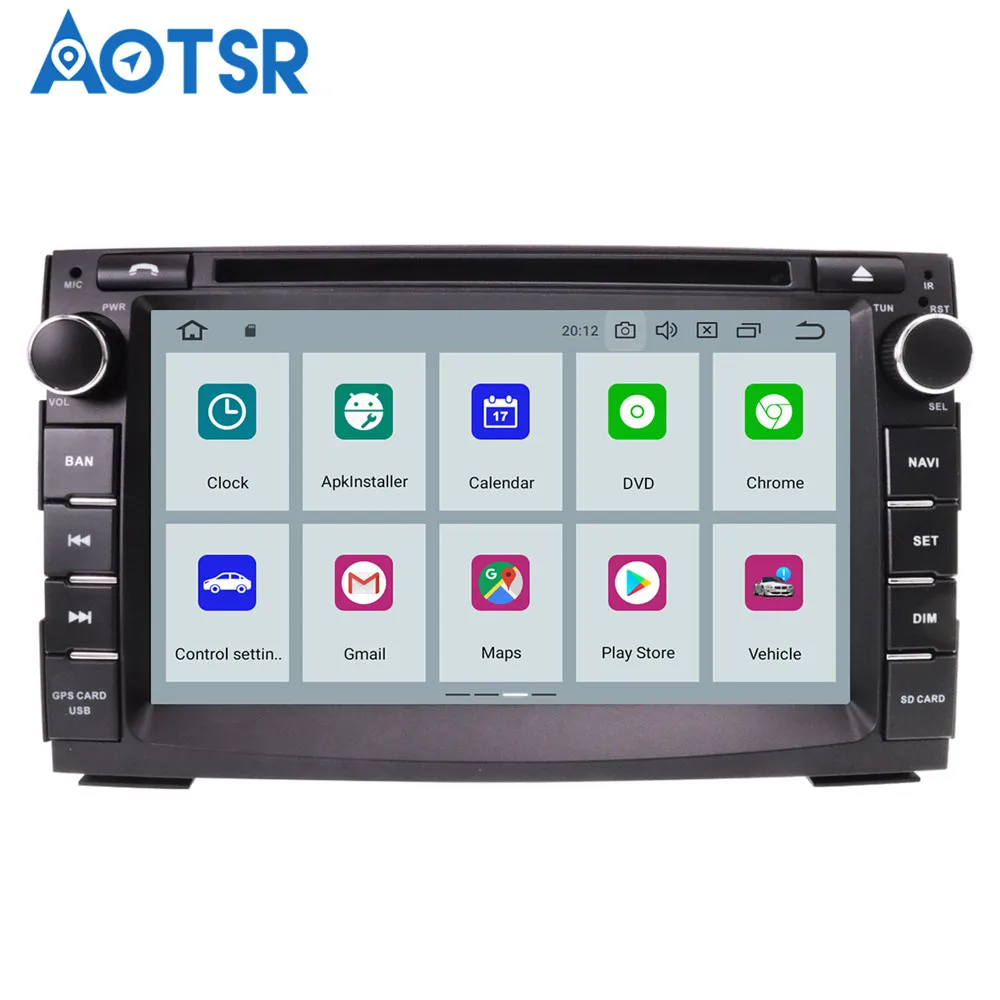 Excellent 7" IPS Android 9.0 Auto Radio GPS For Kia Ceed 2009 2010 2011 2012 Car DVD Stereo FM Navigation Audio Video Free Backup Camera 10