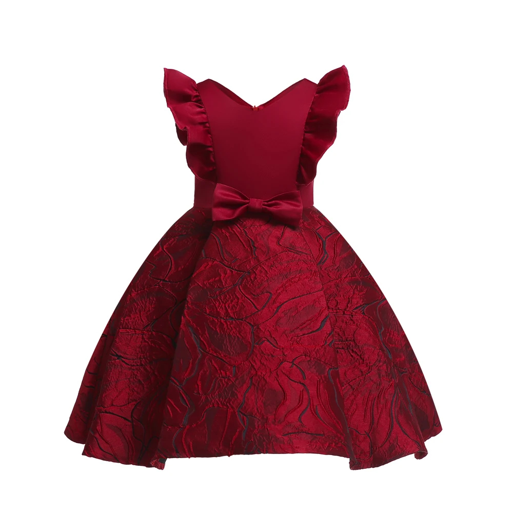 Floral Girl Dresses 2019 Summer Princess Costumes Wedding Child Clothing Ruffles Kids Dress For Girls Formal Prom Gowns 10 Years (7)