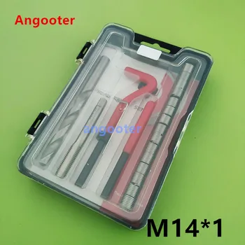 

M14*1 Car Pro Coil Drill Tool Metric Thread Repair Insert Kit for Helicoil Car Repair Tools Coarse Crowbar