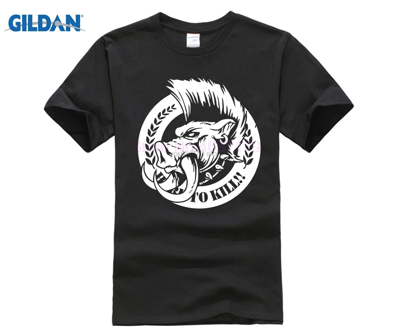 Geek Boho design Wild boar T Shirts men Forest King sus scrofa T-shirt homme animal printed wild pig Harajuku Tees 2018 hot sale | Мужская