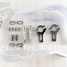 7/" 22 мм белый руль мотоцикла ручки ручные охранники Байк для Suzuki Yamaha YZF TT TTR WR dr DRZ RM rmz Универсальный