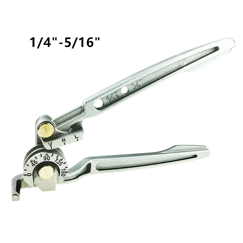 

YIKODA 2 in 1 Pipe Bender Pipe and Tube Bending Machine 0-180 Degrees Inch 1/4" 5/16" Pipe Bending Manual Machine Tools