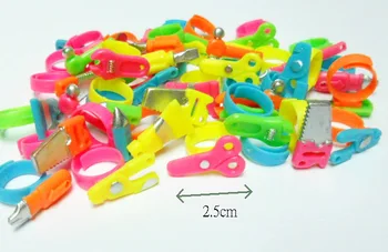 

100X Plastic Girl Kids Mini Tool RINGS vending Cake Decoration Pinata Filler Supply Novelty Birthday Party Favors Gift Toy Prize