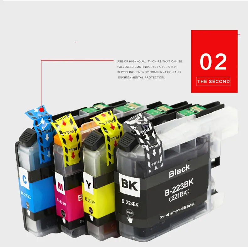 befon LC223 Ink Cartridges Compatible for Brother DCP-J4120DW DCP-J562DW MFC-J5320DW J880DW J5620DW J5625DW J680DW J4625DW replacement ink cartridges for brother printers