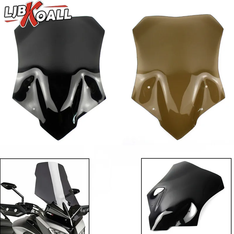 Задняя панель для лобового стекла мотоцикла Yamaha MT 09 MT09 FJ09 2015 2016 2017|Козырьки от