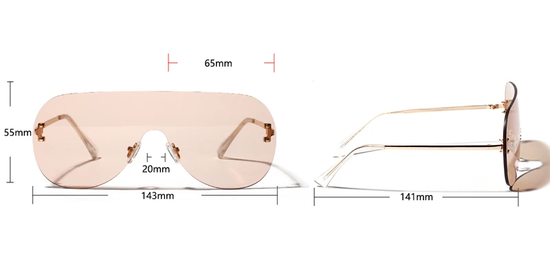 Red Sunglasses Women detail (2)