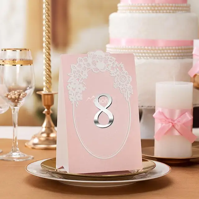 5 X Wedding Table Numbers Number Cards Baby Shower 5 X Wedding Table Numbers Number Cards Baby Shower Decors Decorations Party