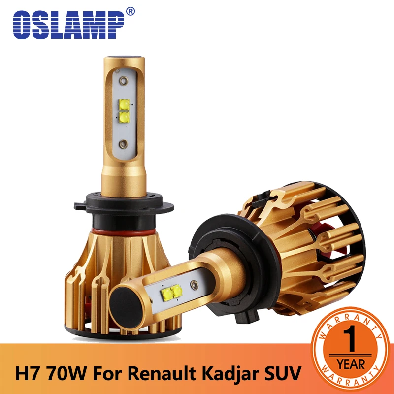 Oslamp led headlight H7 Low /High Beam 70W SMD 6500K 7000LM led