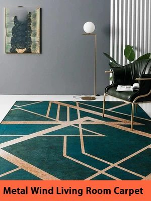Простой европейский стиль, ковер для дома, гостиной, современный светильник, роскошная геометрическая мозаика, диван, журнальный столик, коврик для спальни, кровати, одеяло