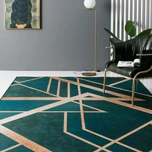 Простой европейский стиль, ковер для дома, гостиной, современный светильник, роскошная геометрическая мозаика, диван, журнальный столик, коврик для спальни, кровати, одеяло