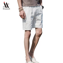 Летние хлопковые мужские пляжные шорты, Брендовые мужские шорты кэжуал, модные стильные мужские шорты-бермуды больших размеров 3XL