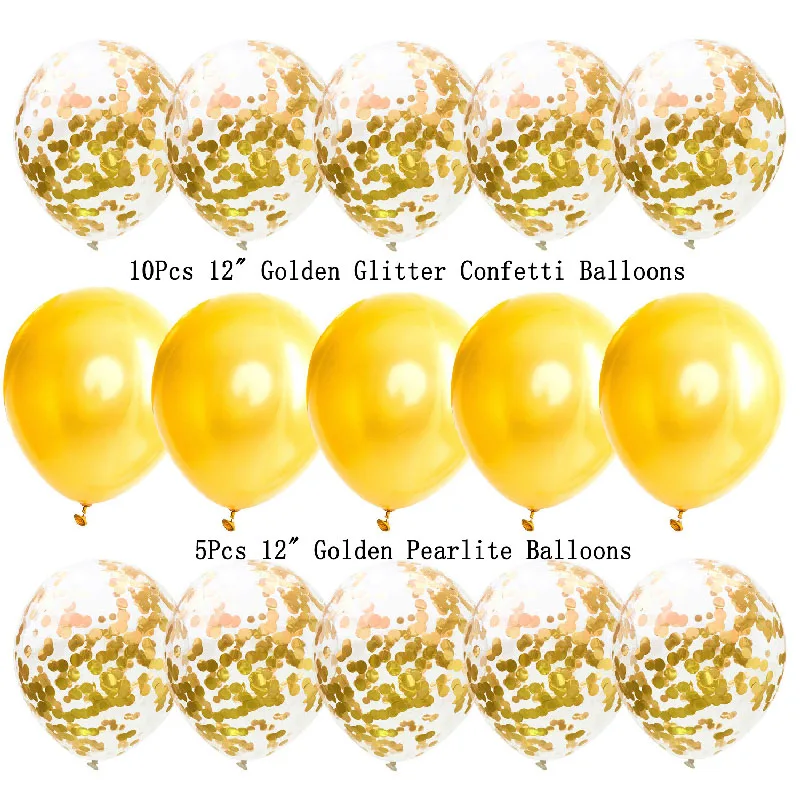 15 шт./лот 12inchLatex ConfettiBalloon надувные воздушные шары на день рождения вечерние