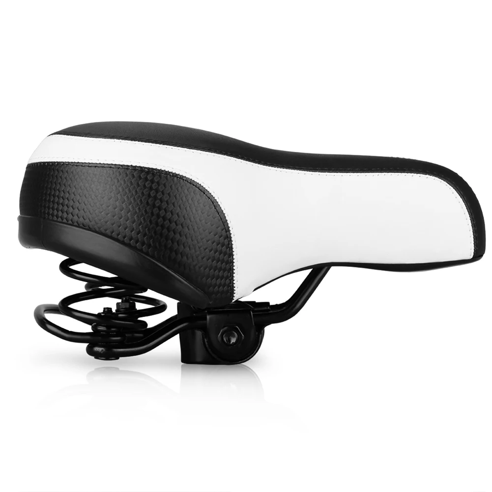 Mountain Bike Saddle Seat with Light Soft Front Saddle Cover Mat MTB Road Bicycle Saddle Cycling Bike Accessories Blue Red