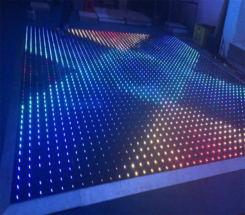 16x16ft Портативный Led видео танцпол RGB для Свадебная вечеринка в стиле диско
