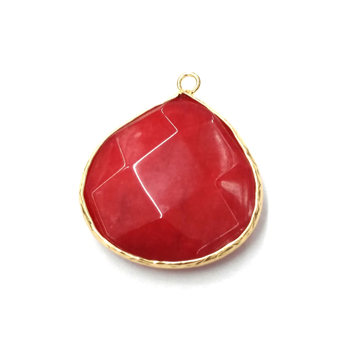 Натуральный камень подвеска-Агат Подвески для самостоятельного изготовления ювелирных изделий ожерелье Размер 29x33 мм - Окраска металла: Red Agate