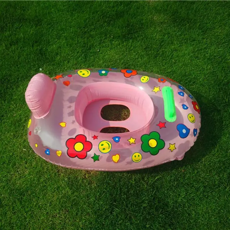 Портативное Летнее Детское мультяшное безопасное плавающее кольцо, Надувное плавающее кольцо для плавания, водные игрушки для бассейна, плавающее кольцо, сиденье, лодка, водный спорт
