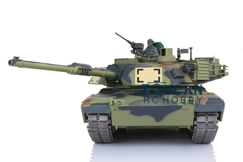

2.4Ghz HengLong 1/16 Scale Camo Green USA M1A2 Abrams Upgraded Metal Ver RTR RC Tank 3918