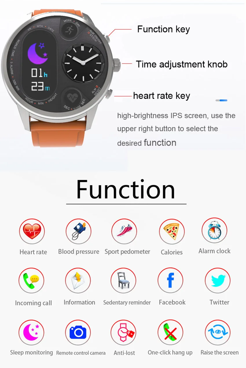 Aimitek T3 Sport Hybrid Smart Watch-10