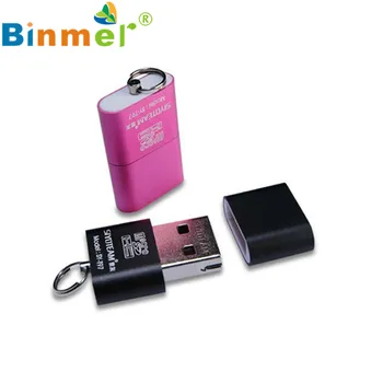 

Binmer Black Color High Speed USB 2.0 Micro SD TF T-Flash Memory Card Reader Adapter fot Tablet/Phones N1207