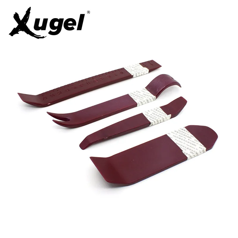 Xugel 4 Pieces Plastic Repairing Tool Sets Car Radio Door Clip Panel Trim Dash Audio Stereo Removal Installation Pry | Инструменты