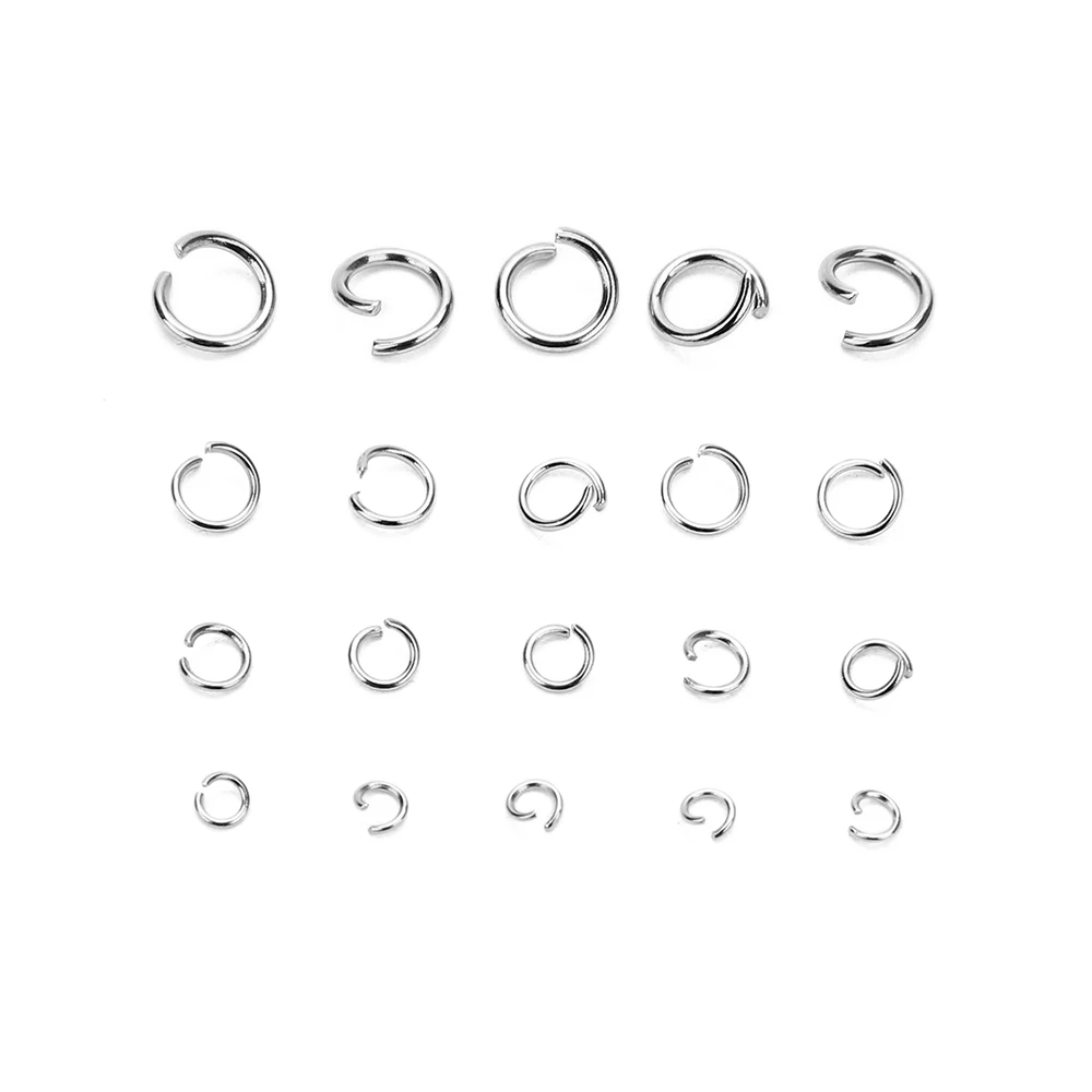 Lot De 2250 Anneaux De Saut Ouverts 6 Mm - 10 Couleurs Métal Pour Création De Bijoux, Bracelets, Colliers Et Réparations