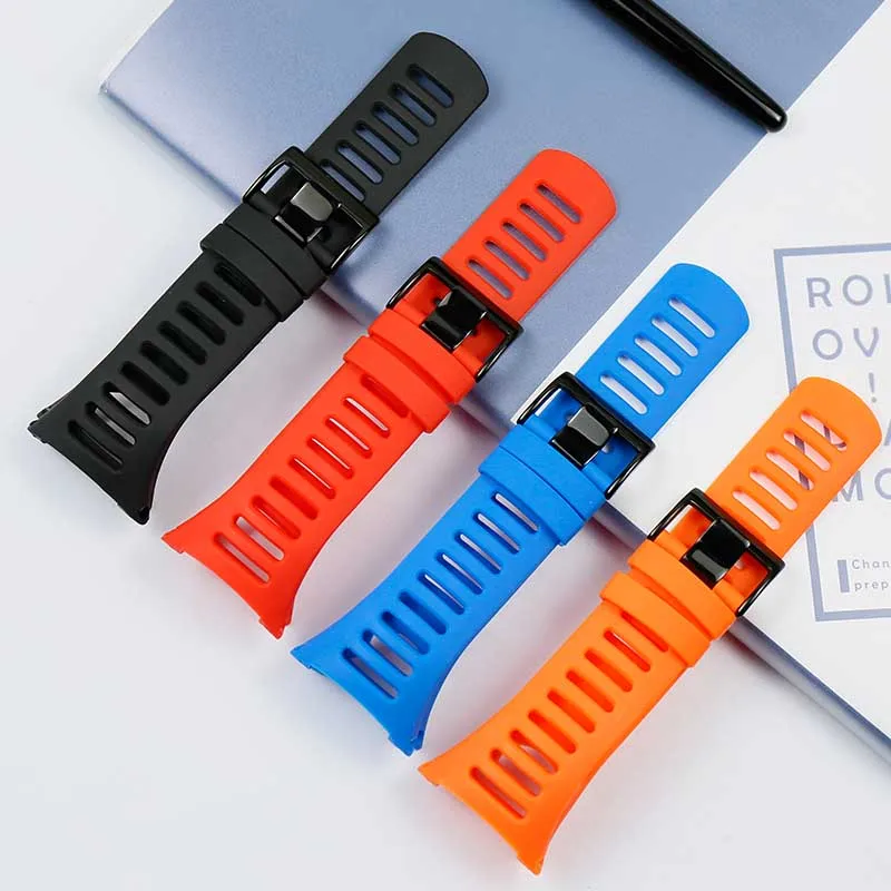 

Men's outdoor multi-function silicone strap accessories for Suunto Ambient1, 2, 3 generation rubber waterproof ladies watch belt