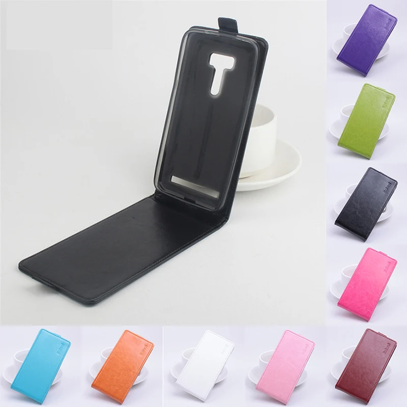 

Brand Luxury PU Leather Capa Case Cover For Asus Zenfone Selfie ZD551KL Cell Phone Case Original Vertical Flip Back Cover Skin