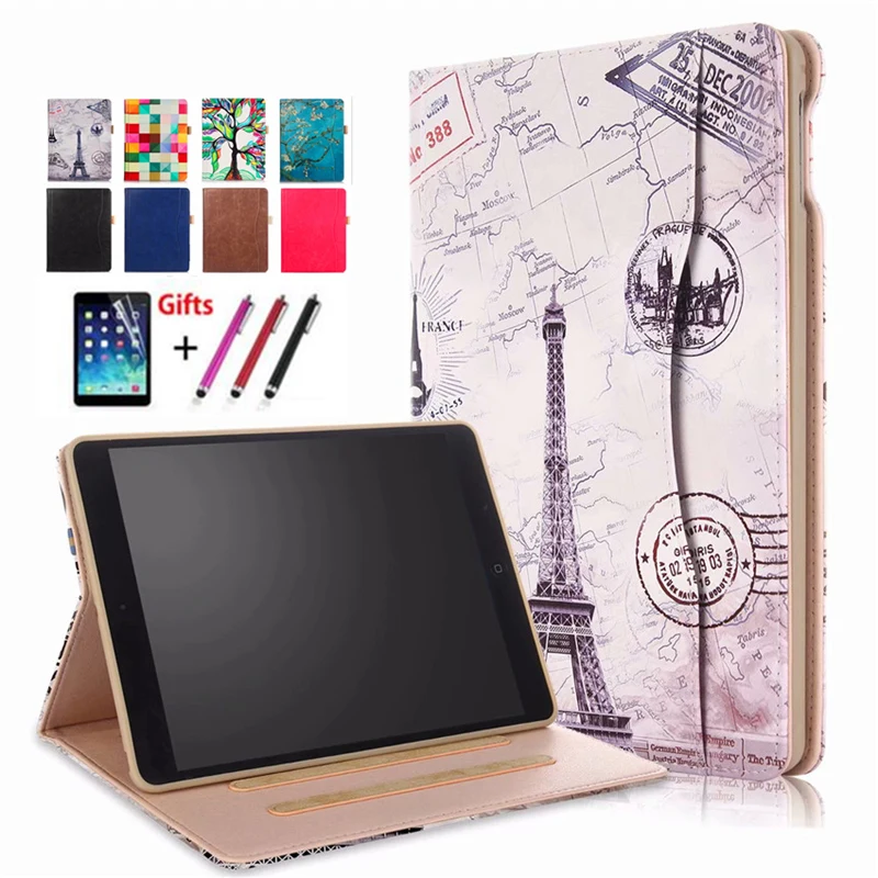 Модный чехол с рисунком для Apple новый iPad 9 7 2017 2018 Чехлы ipad A1822 ручной ремешок Air 1 2 +