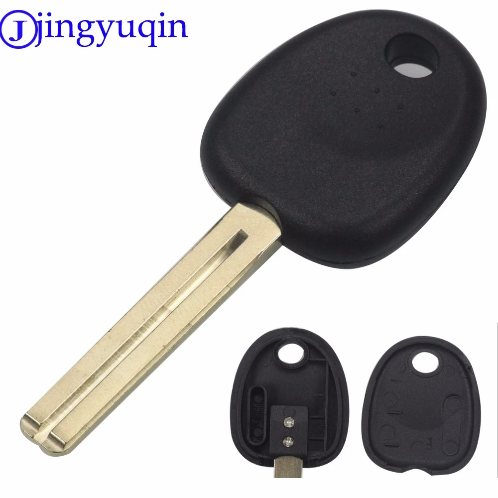 

jingyuqin 10ps For Hyundai Reina For Kia K2 Straight Key Shell Installed Chip Remote Modification Key Case Shell