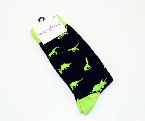 Носки с рисунками животных, с растительным рисунком, с крокодиловым пингвином, повседневные Модные забавные мужские носки унисекс на весну и лето, стиль
