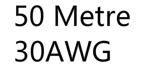 4 6 7 8 10, 11, 12, 13, 14, 15, 16, 17, 18, 20, 22, 24, 26 28 30 AWG теплозащитные мягкий силиконовый проводной кабель для RC Heli Drone высокое Температура - Цвет: 50 Metre 30AWG