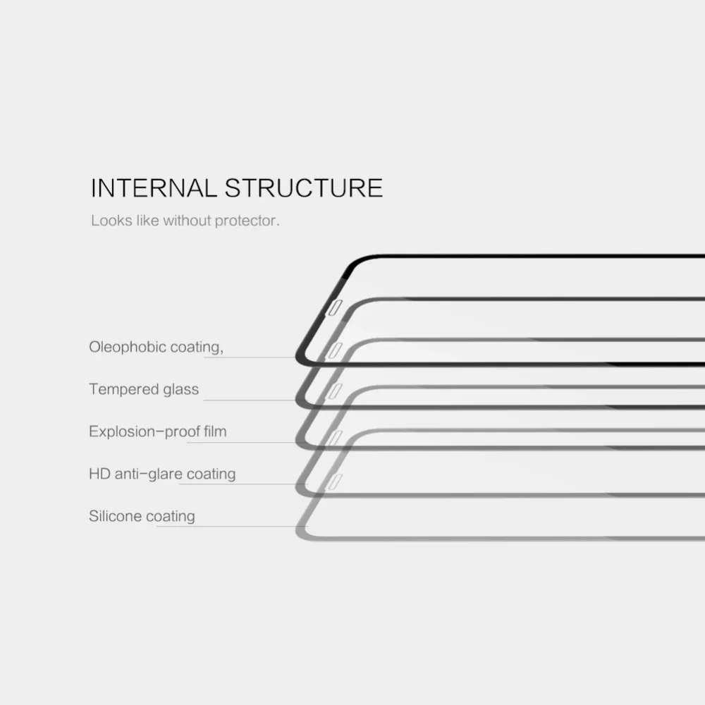 Для iPhone X XS Max Закаленное стекло протектор экрана Nillkin 3D CP+ MAX полное покрытие стекло Защитная пленка для Apple iPhone X XS XR