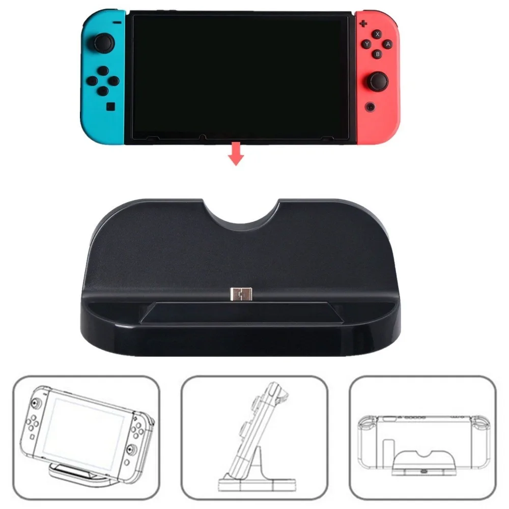 

Portable Game Console Charging Dock Station Stand Charger USB Type-C Speed for Nintendo Switch Drop Ship
