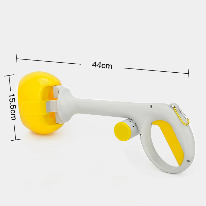 Yellow-Large Dog Hoopet собака Pooper Scooper кошка отходы чистящие средства для собак на открытом воздухе тренировочный продукт для собак - Цвет: Yellow-Large Dog