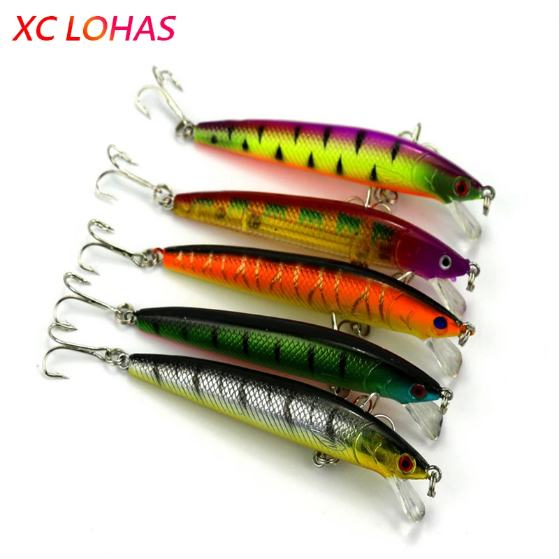 

9.5cm 8.5g Fishing Lure Hard Baits Plastic Minnow Lures Simulation Swimbait Fake 3d Fish Eye Crankbait MI041