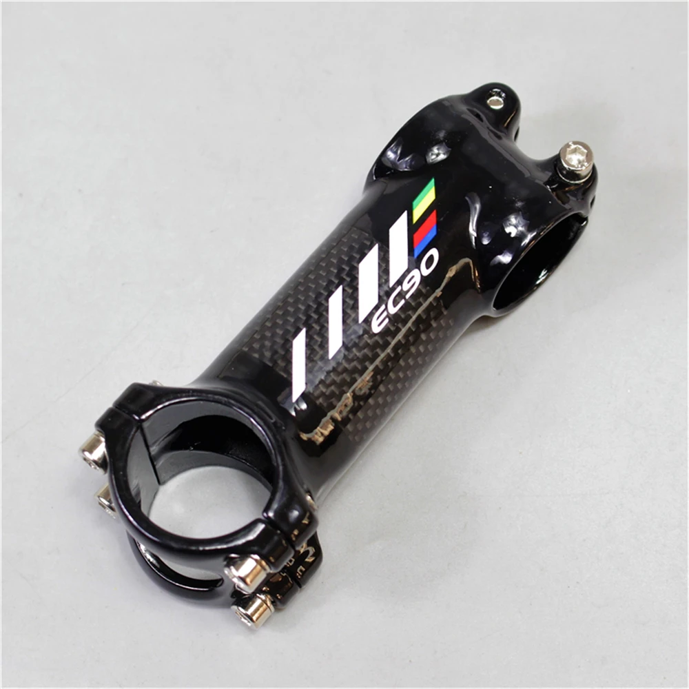 EC90 Carbon Bike Stem Lightweight Aluminum+Carbon Fiber Riser Rod Stem Road Bicycle Stem MTB Handlebar Stems 28.6-31.8MM 6degree (6)
