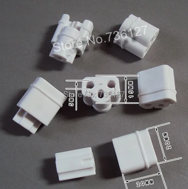 12pcs DIY Tools Plastic Connectors White Jointers for Utility Wire