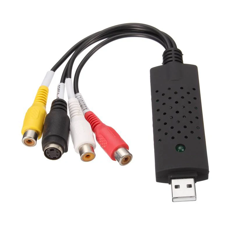 10 NTSC USB Video Capture Card TV Tuner CCTV VCR DVD HDTV Audio Adapter
