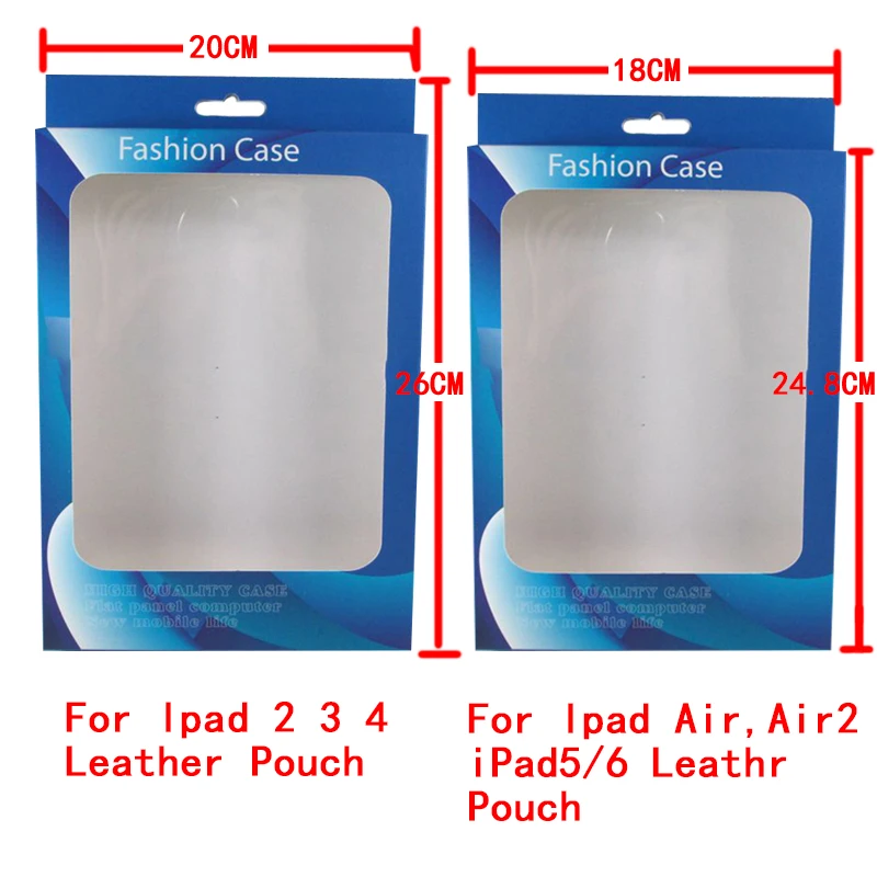 ПВХ PC Розничная упаковка подходит для iPAD 2, 3, 4/Air 2, iPAD 5 6/Mini Tablet кожаный чехол для планшета модная Универсальная коробка сумка