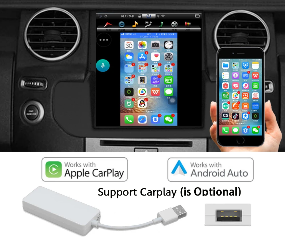 Sale Liislee Car Android For Land For Rover Discovery 4 LR4 2009~2016 Original style Carplay GPS Nav Map Navigation System Multimedia 14