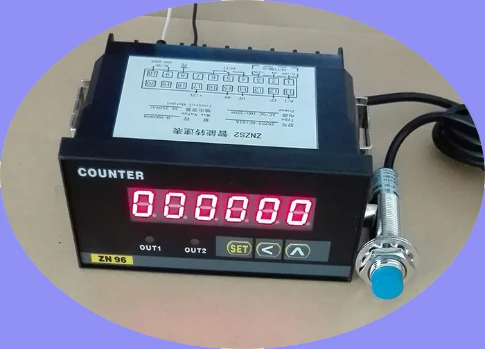 US $59.50 Multifunction Tachometer Line Speed Meter Output 0 10v Input Pulse Signal