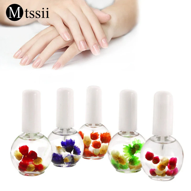 Mtssii Nail Cuticle Oil Professional Tools Nutrition Oil 1 Bottle Dry Flower Nourishment Oil