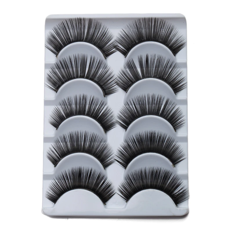 Очаровательный черный завивки ресниц Симпатичные Человеческие волосы ресницы с