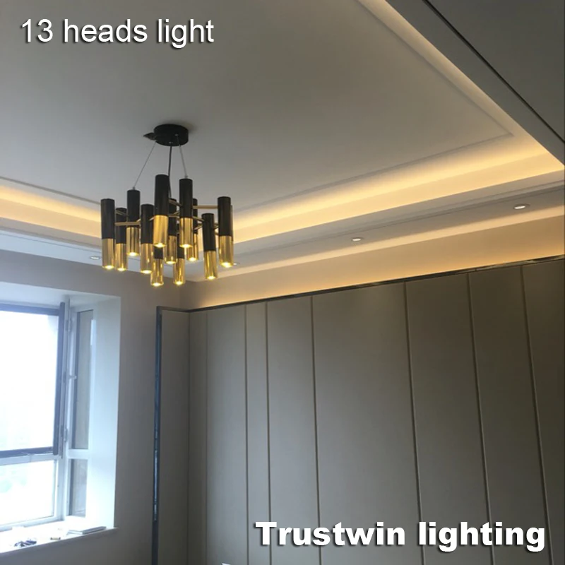 Светодиодная люстра De light полностью реалистисветодиодный лампа в виде трубы