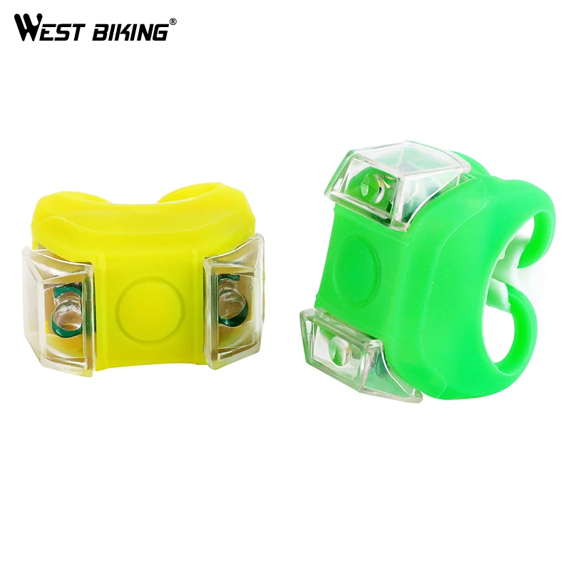 Best WEST BIKING Waterproof Silicone Bicycle Light Mini Cyling Front Light Warning Safety Rear Tail light Lamp Bike Taillight Lamp 1 Best WEST BIKING Waterproof Silicone Bicycle Light Mini Cyling Front Light Warning Safety Rear Tail light Lamp Bike Taillight Lamp 1