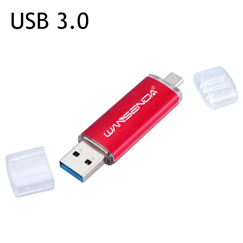 Wansenda 128gb usb 3.0 USB flash drive 64gb 32gb 16gb 8gb OTG Pen drive fast speed usb stick flash drive real capacity pendrive