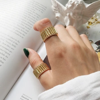 

Modern Industrial Statement S925 Sterling Silver Mechanic Urban Steampunk Cog Grooved Gear Ring CZ Z Women Mens Jewelry