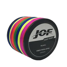 JOF 8 нитей 500 м бренд супер сильная японская многонитевая PE плетеная рыболовная леска 15 20 30 40 50 60 80 120 150 200LB 8 PLYS peche